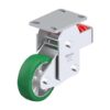 6 Inch Steel Rigid Caster with Blickle Softhane Polyurethane Wheel