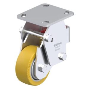 4 Inch Rigid Caster with Blickle Extrathane Polyurethane Wheel