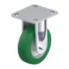 5 Inch Rigid Caster with Blickle Softhane Polyurethane Elastomer Wheel