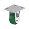3-1/8 Inch Rigid Caster with Blickle Softhane Polyurethane Elastomer Wheel