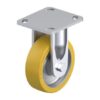5 Inch Rigid Caster with Blickle Extrathane Polyurethane Wheel and Cast Iron Core