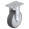4 Inch Light Duty Rigid Caster with Thermoplastic Polyurethane Wheel