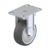 3-1/8 Inch Light Duty Rigid Caster with Thermoplastic Polyurethane Wheel