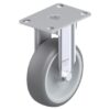 4 Inch Rigid Caster with Thermoplastic Rubber Wheel
