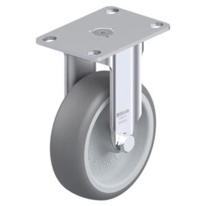 4 Inch Rigid Caster with Thermoplastic Rubber Wheel