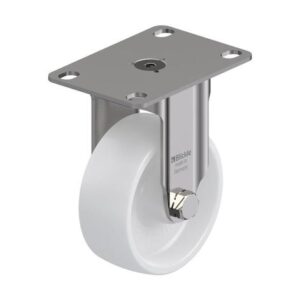 3-1/8 Stainless Steel Inch Rigid Caster with Nylon 6 Wheel