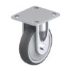 5 Inch Rigid Caster with Blickle Thermoplastic Polyurethane and Nylon Core