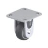 3-1/8 Inch Rigid Caster with Blickle Thermoplastic Polyurethane and Nylon Core