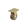 5 Inch Heavy Duty Rigid Caster with Blickle Besthane Polyurethane Wheel