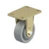 5 Inch Heavy Duty Rigid Caster with Highly Chemical Resistant Nylon 6 Wheel