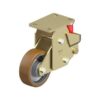 6 Inch Heavy Duty Maintenance-Free Rigid Caster with Blickle Besthane Polyurethane Wheel