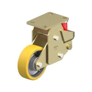 6 Inch Heavy Duty Rigid Caster with Polyurethane elastomer Blickle Extrathane Wheel