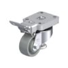 3-1/8 Inch Heavy Duty Impact-Resistant Levelling Caster with Nylon 6 Wheel
