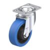 4 Inch Chemical Resistant Swivel Caster with Blickle EasyRoll Rubber Wheel
