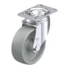 4 Inch Chemical Resistant Swivel Caster with Nylon 6 Wheel