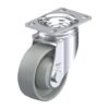 3-1/2 Inch Chemical Resistant Swivel Caster with Nylon 6 Wheel and Synthetic Thread Guard