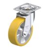 6 Inch Swivel Caster with Blickle Extrathane Polyurethane Wheel