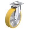 8 Inch Swivel Caster with Blickle Extrathane Polyurethane Wheel