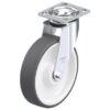 8 Inch Swivel Caster with Blickle Thermoplastic Polyurethane Wheel and Swivel Head Seal