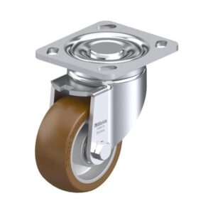 4 Inch Swivel Caster with Blickle Besthane Polyurethane Wheel and Double Ball Bearing