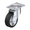 6 Inch Swivel Caster with Blickle EasyRoll Rubber Wheel and Double Ball Bearing