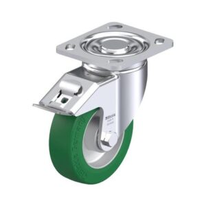 5 Inch Swivel Caster with Polyurethane elastomer Blickle Softhane Wheel and Stop-Fix Brake