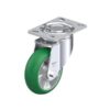 6 Inch Swivel Caster with Polyurethane elastomer Blickle Softhane Wheel and Extra Crowned Running Tread