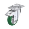 6 Inch Swivel Caster with Polyurethane elastomer Blickle Softhane Wheel with Stop-Fix Brake and Extra Crowned Running Tread