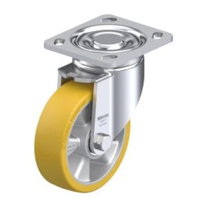 5 Inch Swivel Caster with Polyurethane elastomer Blickle Extrathane Wheel