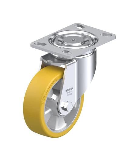 6 Inch Swivel Caster with Polyurethane elastomer Blickle Extrathane Wheel