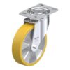8 Inch Swivel Caster with Polyurethane elastomer Blickle Extrathane Wheel