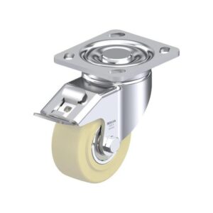 4 Inch Swivel Caster with Cast Nylon Wheel and Stop-Fix Brake