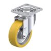 5 Inch Swivel Caster with Blickle Extrathane Wheel and Cast Iron Core