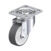 4 Inch Swivel Caster with Blickle Thermoplastic Polyurethane Wheel and Nylon Core