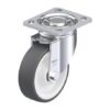 5 Inch Swivel Caster with Blickle Thermoplastic Polyurethane Wheel and Nylon Core