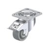 3-1/8 Inch Swivel Caster with Nylon 6 Wheel with Double Ball Bearing and Stop-Fix Brake