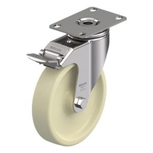 5 Inch Swivel Caster with Highly Heat-Resistant Nylon Wheel and Stop-Fix Brake