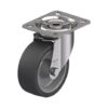 4 Inch Stainless Steel Swivel Caster with Heat-Resistant Silicone Rubber Wheel