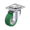 4 Inch Swivel Caster with Blickle Softhane Wheel and Aluminum Core