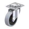 5 Inch Heavy Duty Swivel Caster with Blickle EasyRoll Rubber Wheel