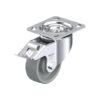4 Inch Heavy Duty Swivel Caster with Nylon 6 Wheel and Stop-Fix Brake