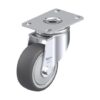 3-1/8 Inch Light Duty Swivel Caster with Blickle Thermoplastic Polyurethane Wheel