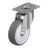 4 Inch Stainless Steel Light Duty Swivel Caster with Blickle Thermoplastic Polyurethane Wheel