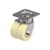 3-1/8 Inch Stainless Steel Light Duty Swivel Caster with Blickle Thermoplastic Polyurethane Wheel
