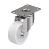 3-1/8 Inch Stainless Steel Light Duty Swivel Caster with Nylon 6 Wheel