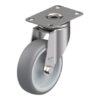 4 Inch Stainless Steel Light Duty Swivel Caster with Blickle Thermoplastic Rubber Wheel