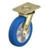 8 Inch Welded Steel Swivel Caster with Blickle Besthane Soft Polyurethane Wheel