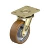 6 Inch Welded Steel Swivel Caster with Blickle Besthane Polyurethane Wheel