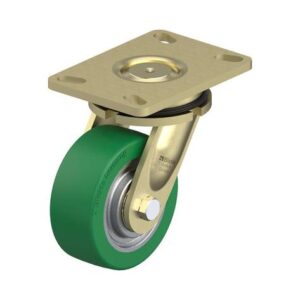 5 Inch Welded Steel Swivel Caster with Blickle Softhane Wheel