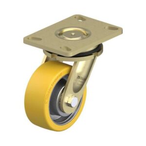 5 Inch Welded Steel Swivel Caster with Blickle Extrathane Wheel